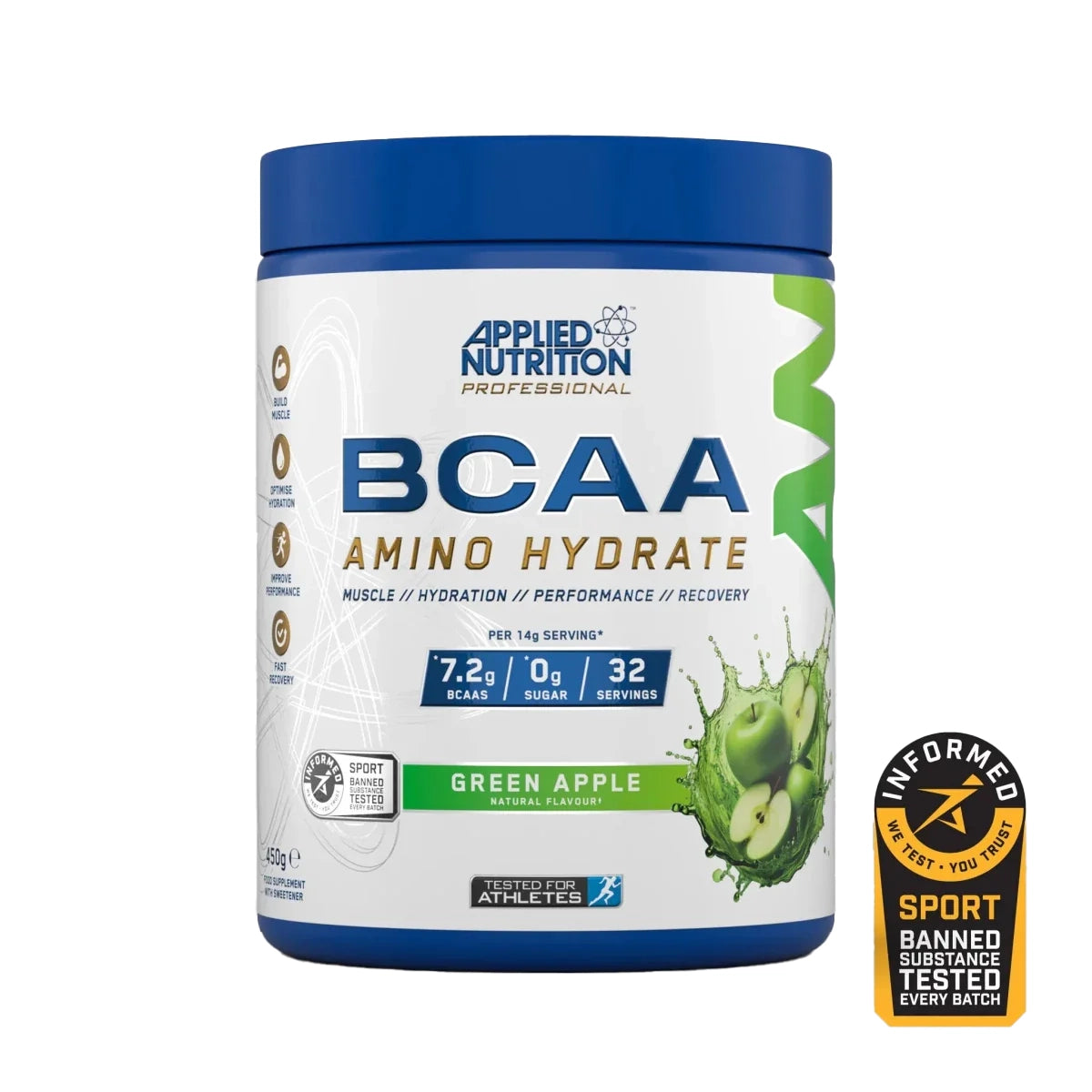 BCAA Amino Hydrate 450g - Green Apple