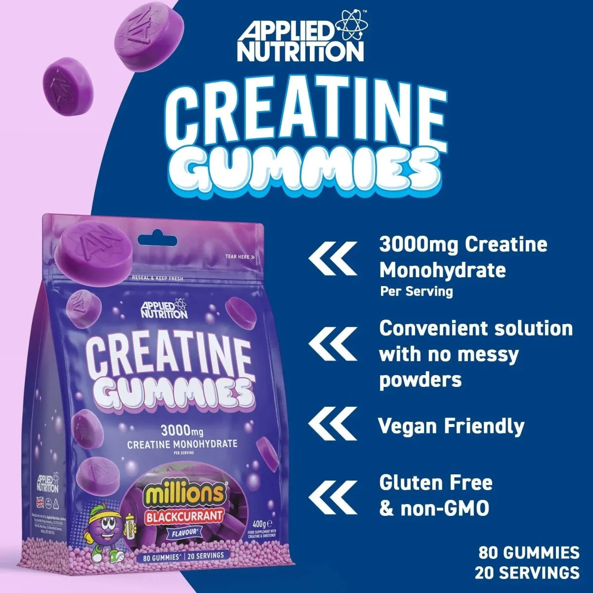 Creatine Gummies - Blackcurrant