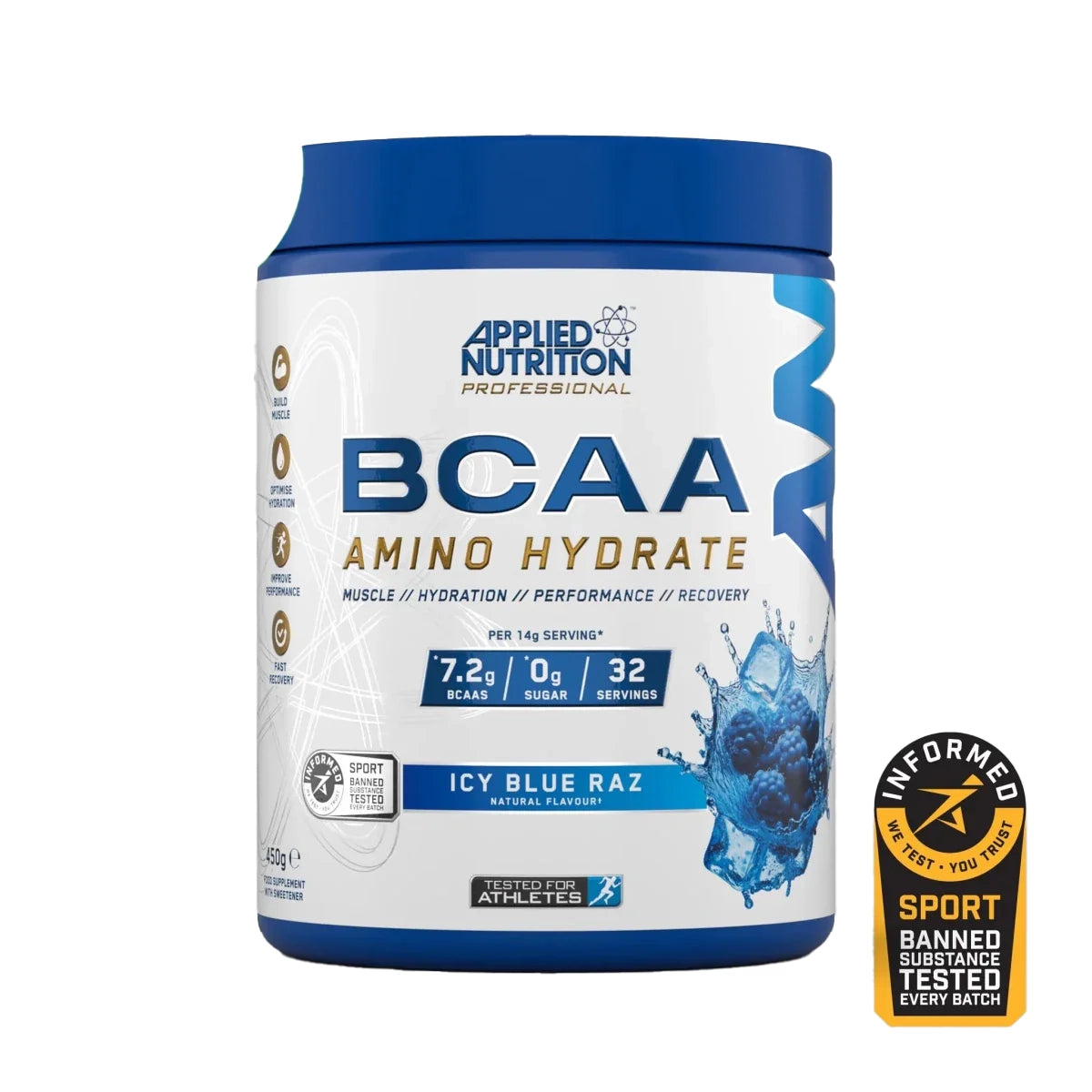 BCAA Amino Hydrate 450g - Icy Blue Raz