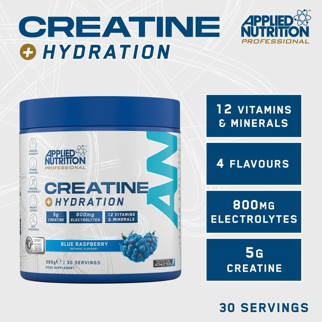 Creatine + Hydration 360g - Blue Raspberry