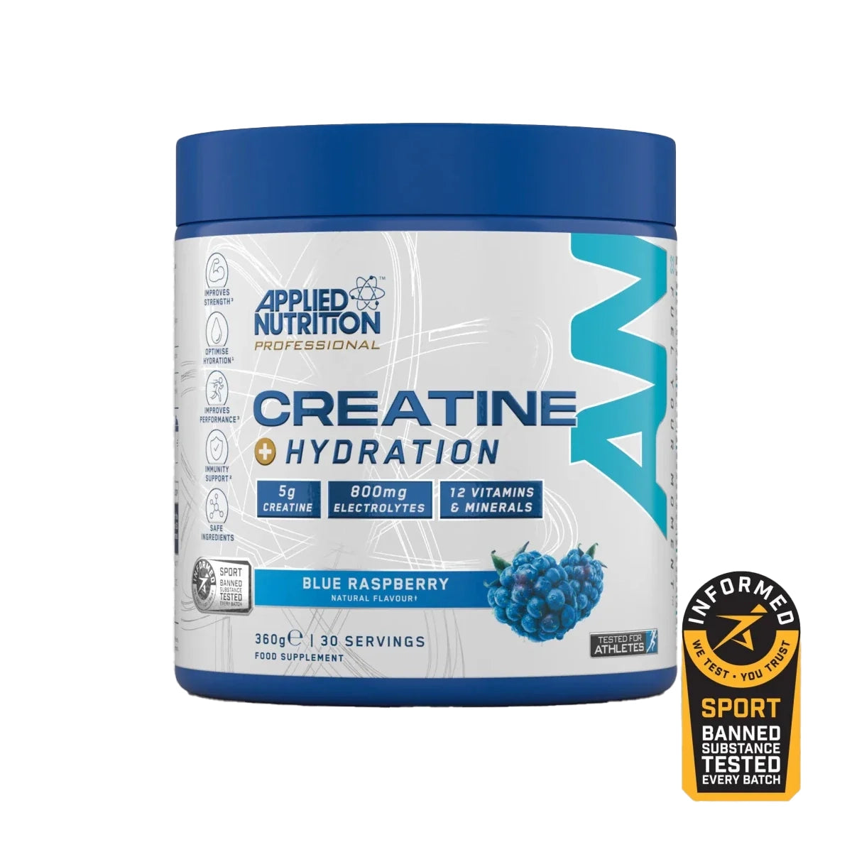 Creatine + Hydration 360g - Blue Raspberry