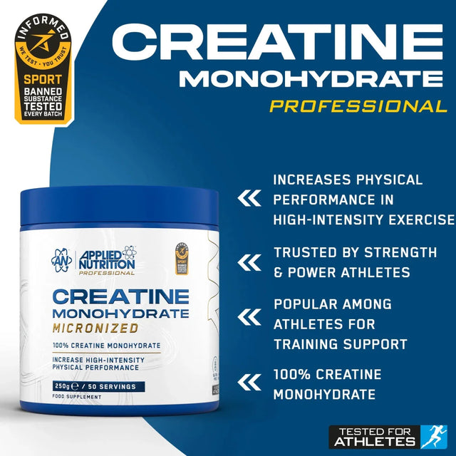 Creatine Monohydrate 250g - Ice Blue Razz