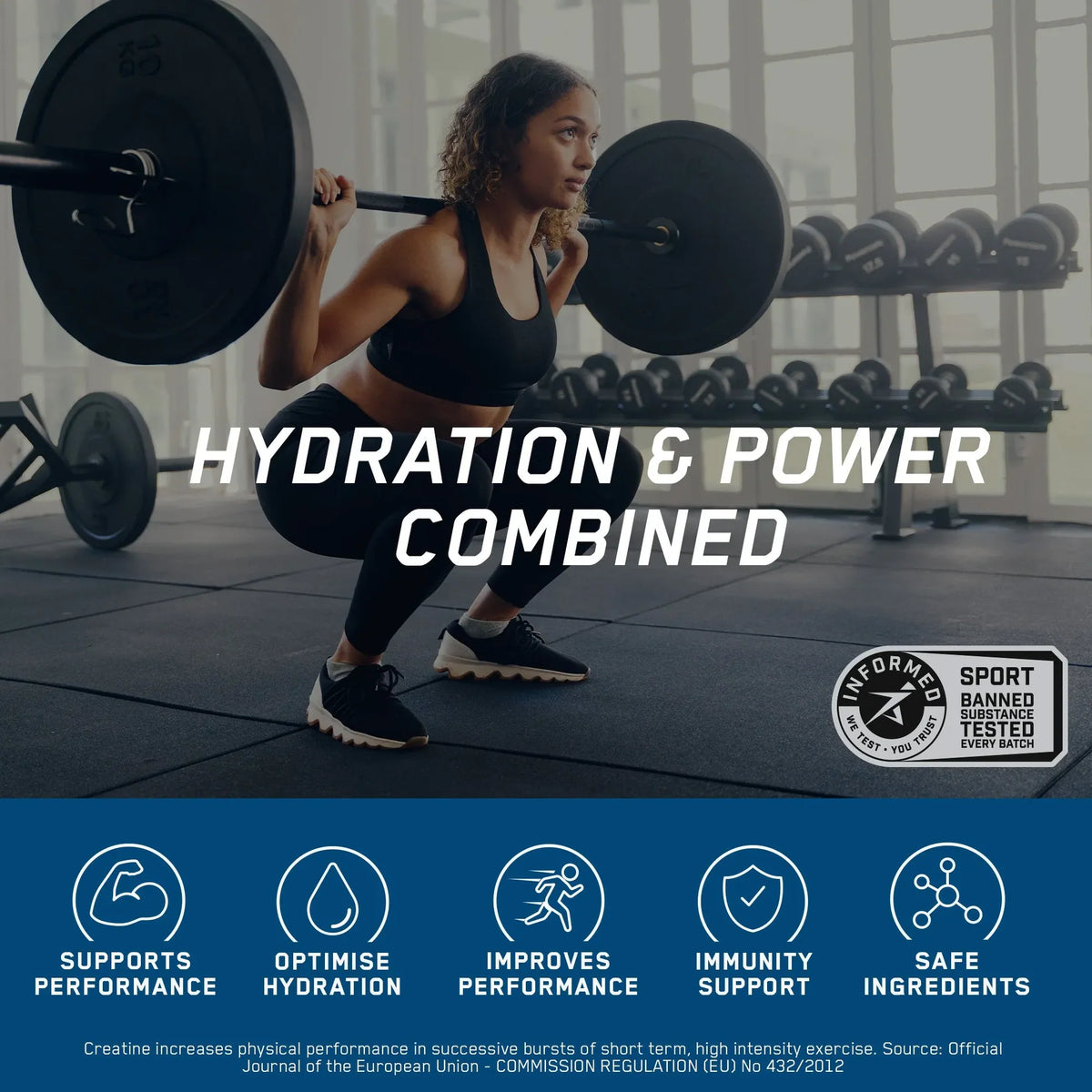 Creatine + Hydration 360g - Blue Raspberry